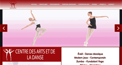 Desktop Screenshot of c-artdanse.fr