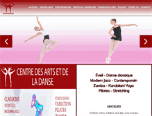 Tablet Screenshot of c-artdanse.fr